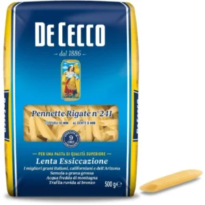 5X De Cecco 100% Pasta Italiana Pennette Rigate n° 241 Pasta Corta 500g