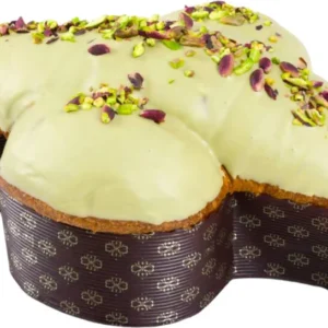 Colomba Pasquale Artigianale Siciliana Farcita Al Pistacchio 1kg Focaccia Di Pasqua 100% Italiana