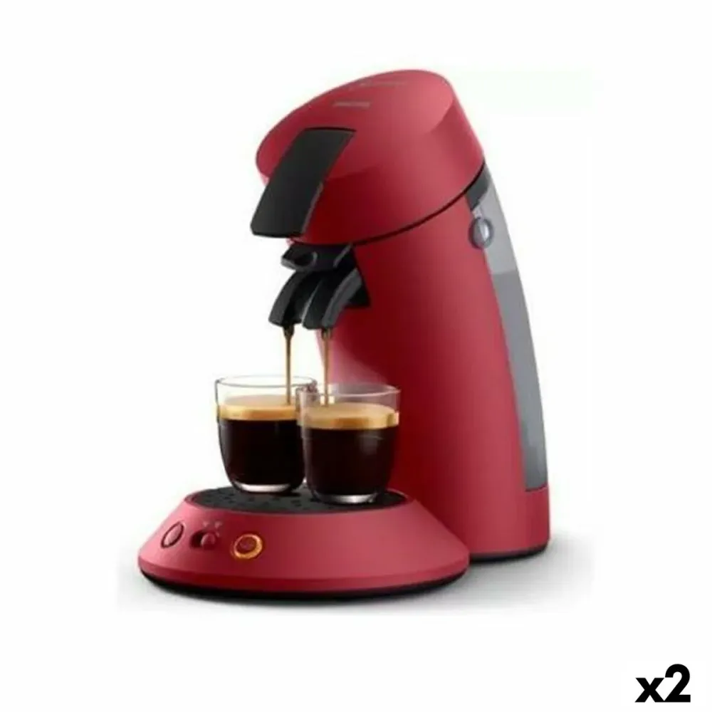 Friggitrice ad Aria Caffettiera con Capsule Philips SENSEO PRIMITIVO PLUS Rosso 1 bar 0,7 L (2 Unità)