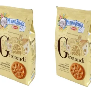 Mulino Bianco: Frollini "Girotondi" con chicchi di canna da zucchero - 350 g Confezione da 2 [Importazione Italiana]