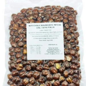 Nocciole Sgusciate Intere 500gr. Cal 13/15 Produzione Italiana Nocciola ad Uso Alimentare ideale come Snack Salutare Tipic...