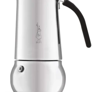 Bialetti Elegant Kitty 6-Cup Stainless Steel Stovetop Espresso Maker