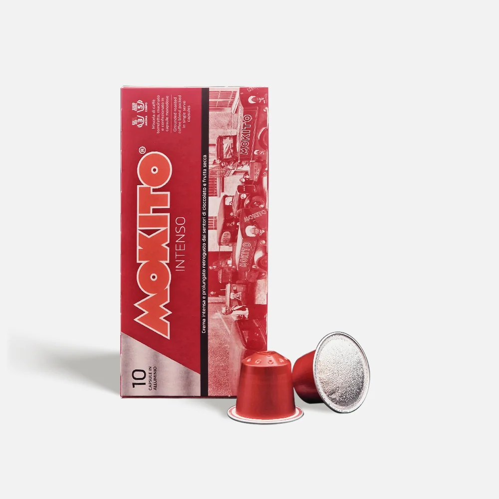 Capsule Intenso da 10 - compatibili Nespresso Mok-ito-Caffe