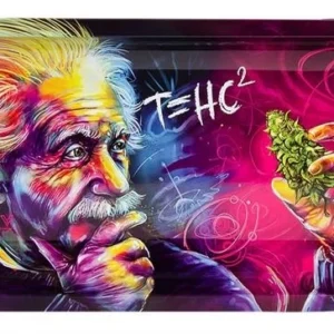 ROLLING TRAY THC "Einstein T = HC2" Large