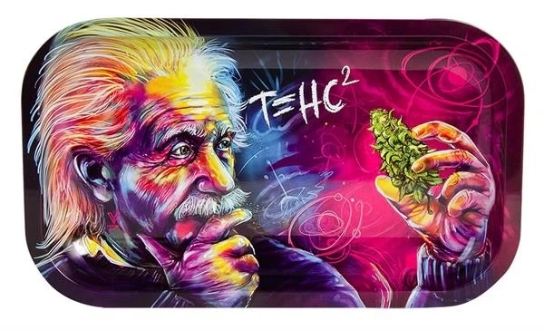 ROLLING TRAY THC "Einstein T = HC2" Large