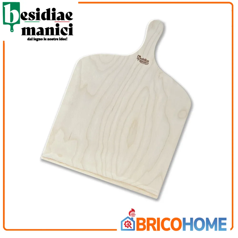 Pizzaschaufel aus Birkenholz, Maße 41x33 cm, Dicke 0,6 mm Online Sale
