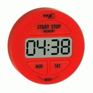 Timer elettronico DOSTMANN e cronometro rosso fino 99 minuti e 59 secondi 5020-3823