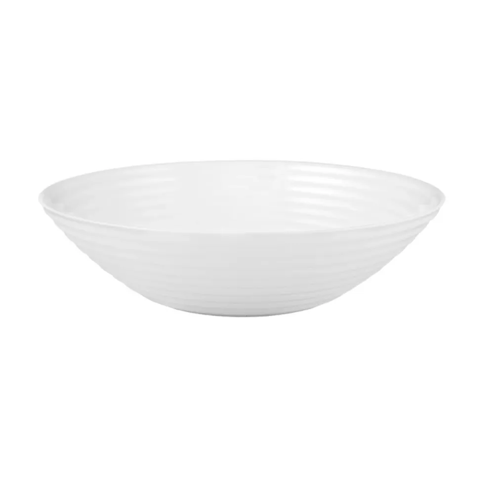 Luminarc 06455 20cm Round Salad Bowl White Made White Tempered Temperato con Garanzia 2 Anni