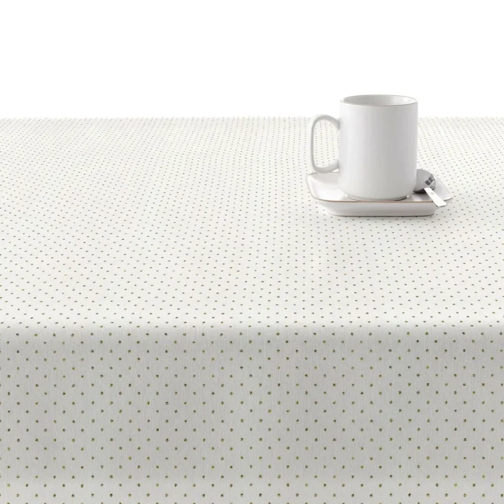 Tovaglia resina antimacchia Belum Dots Gold Multicolore 200 x 150 cm