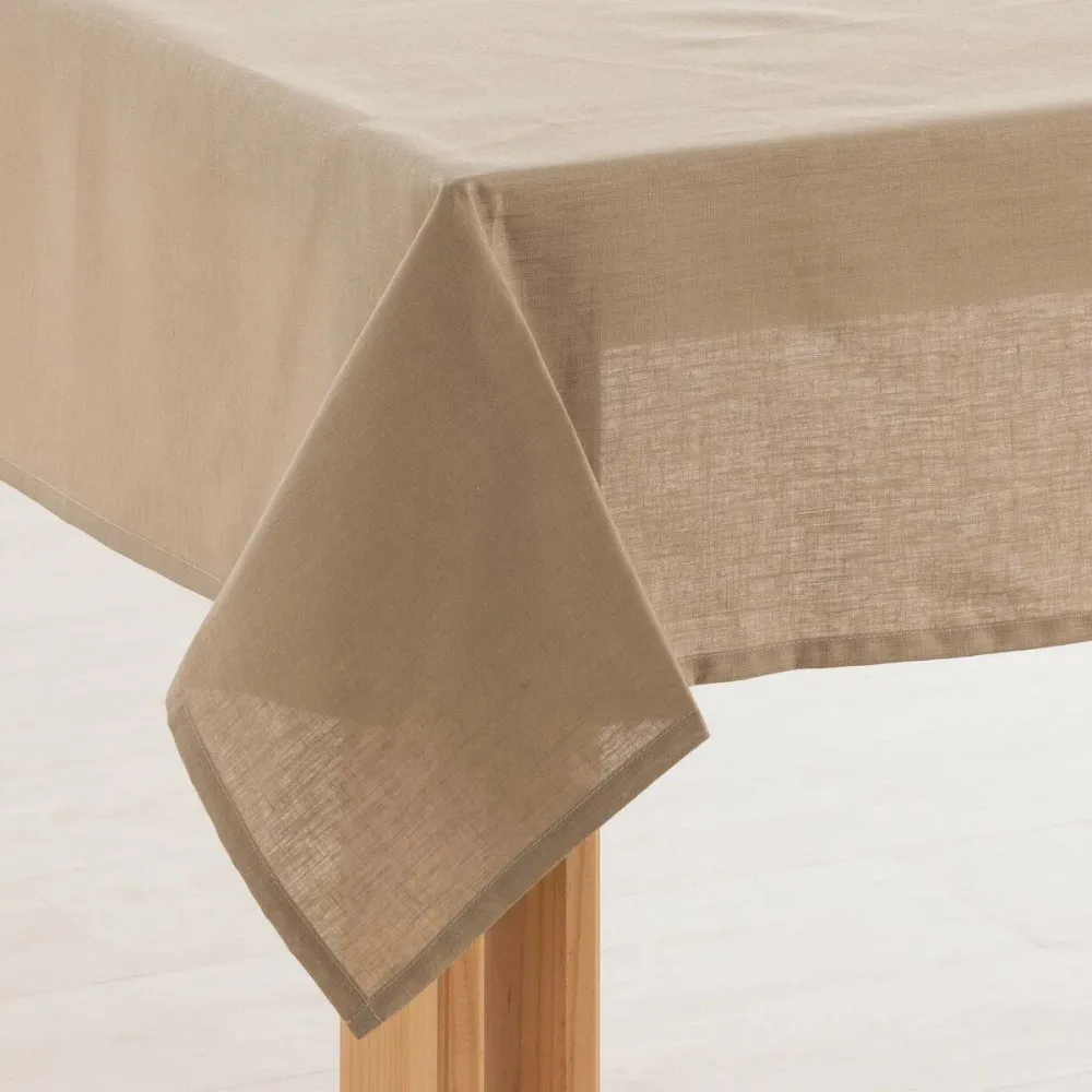 Tovaglia Belum 100 x 130 cm Taupé con Angoli Elastici