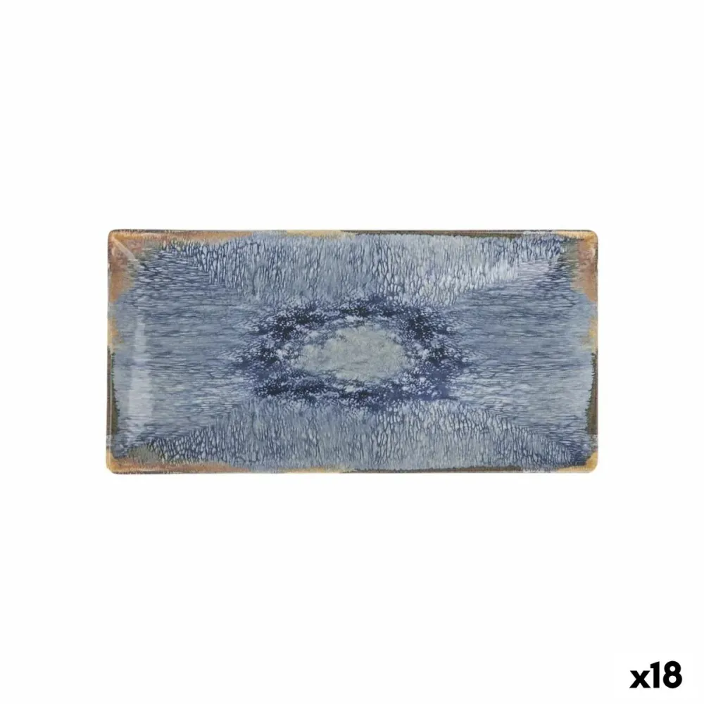 Canovaccio Assorbente Teglia da Cucina La Mediterránea Aelia Rettangolare 30 x 15 x 2 cm (18 Unità)