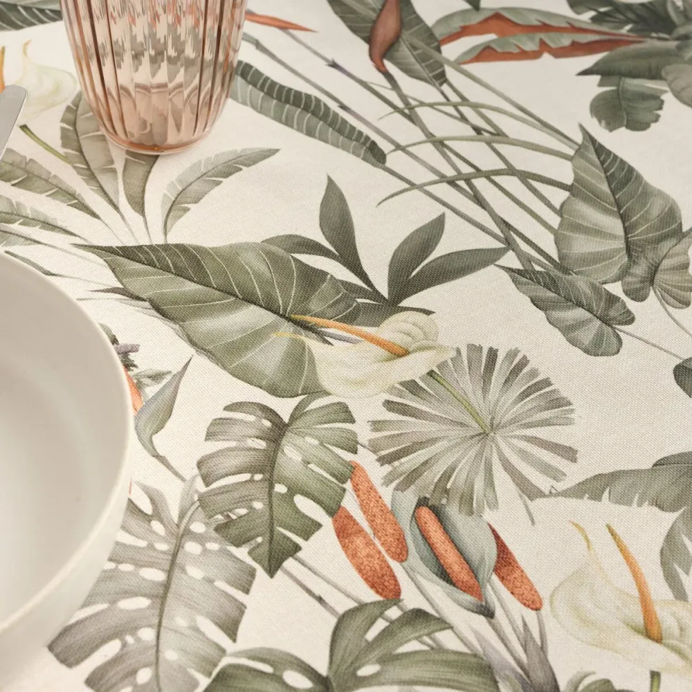 Tovaglia antimacchia Belum Mirari 1 Multicolore 300 x 150 cm con Angoli Elastici