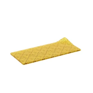 Ambar M Piattino Vetro Cm.12x24 Giallo