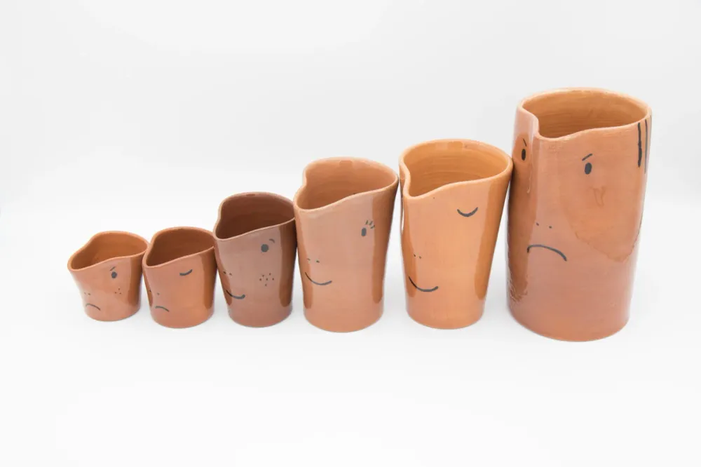 Bicchiere per vino SMALL GLASS FACE