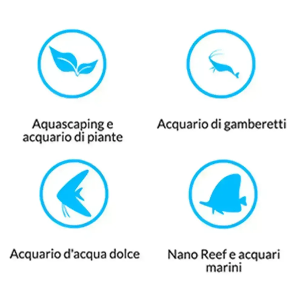 Blau Aquaristic – Cubic Aquascaping 42L – vasca extra chiaro cm 35x35x35