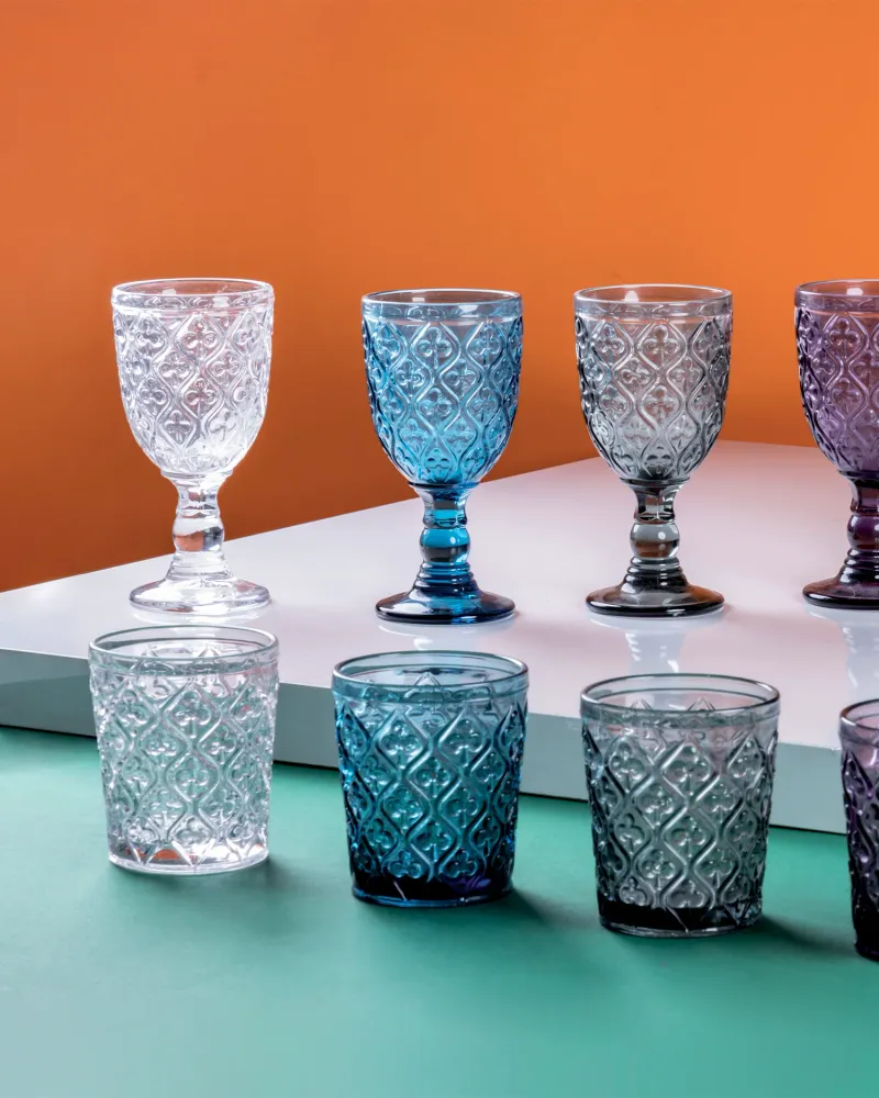 Calici vetro colorato Marrakech