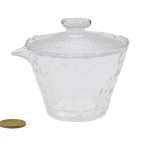 Caraffa di vetro con coperchio # 93363, 180 ml