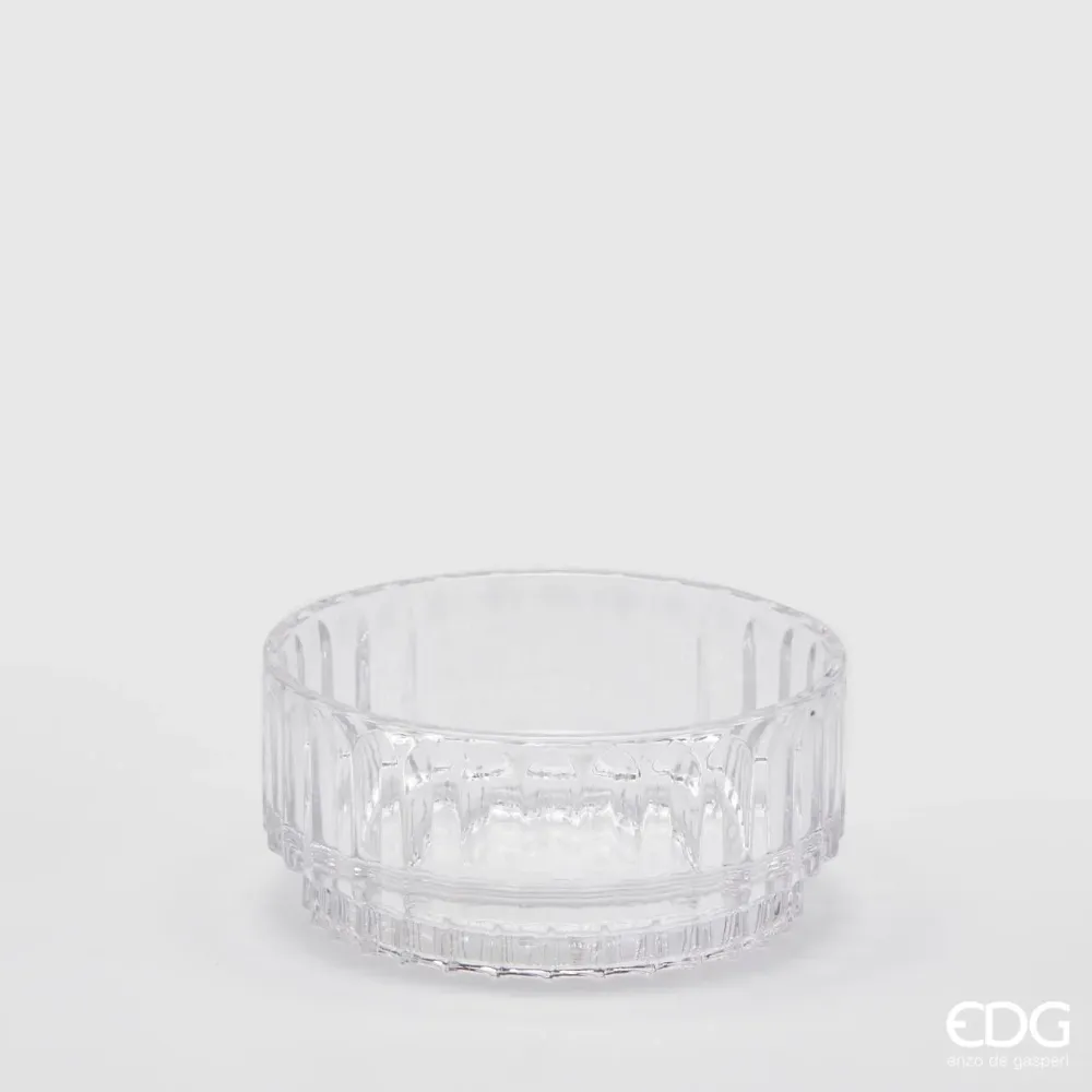 EDG Enzo De Gasperi Ciotola Righe Vetro D15 cm