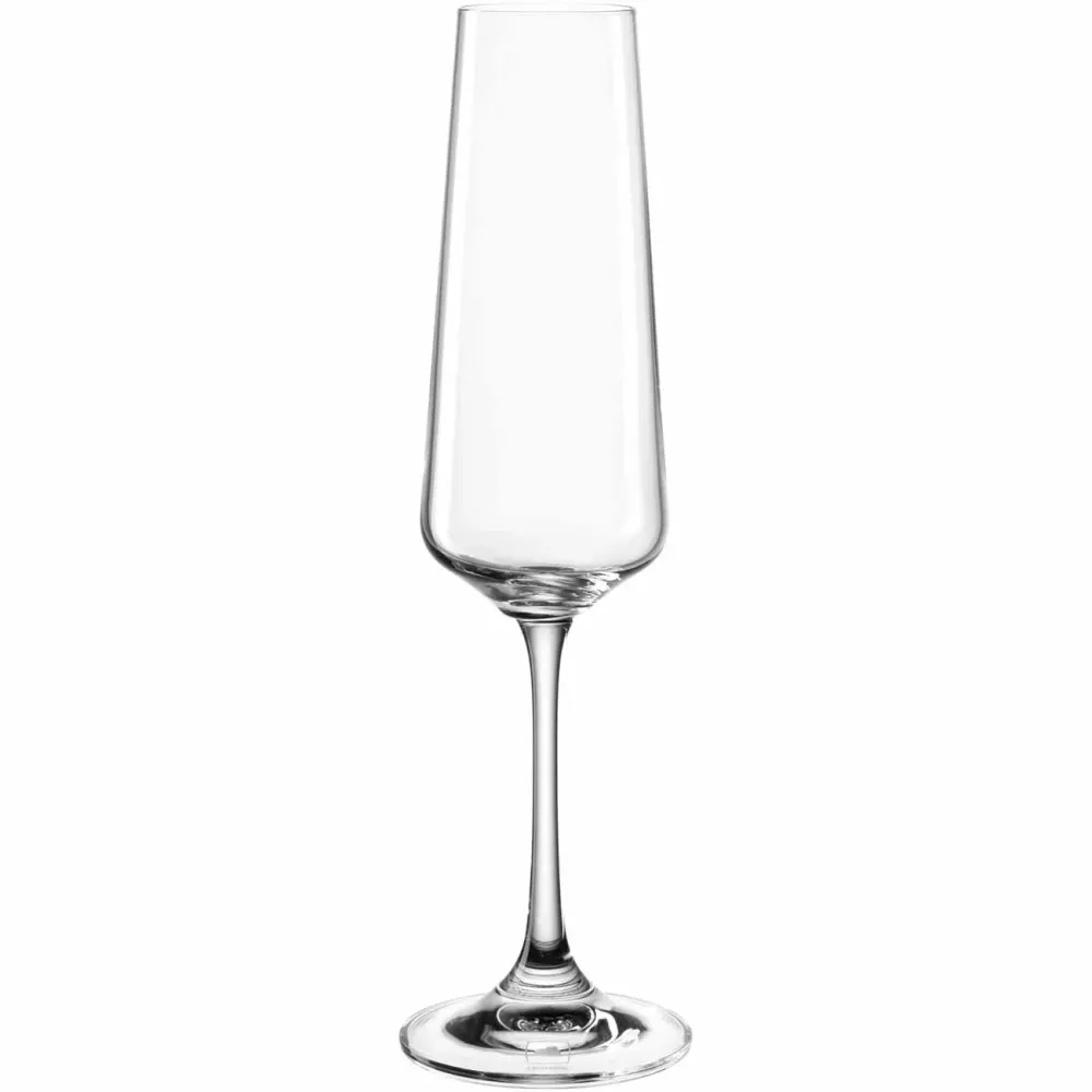 Leonardo Set 6 Calici Flute Paladino Vetro 220 ml