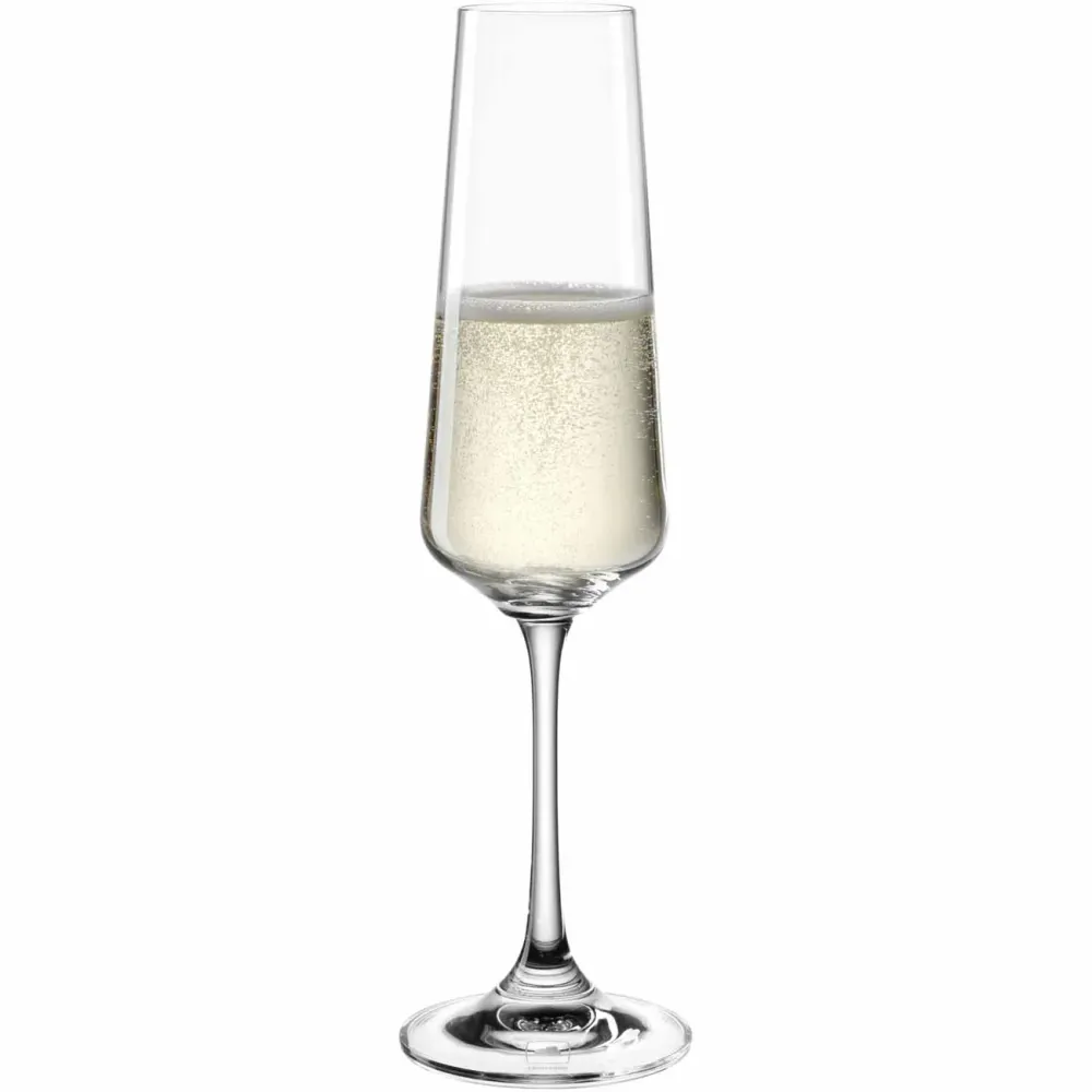 Leonardo Set 6 Calici Flute Paladino Vetro 220 ml