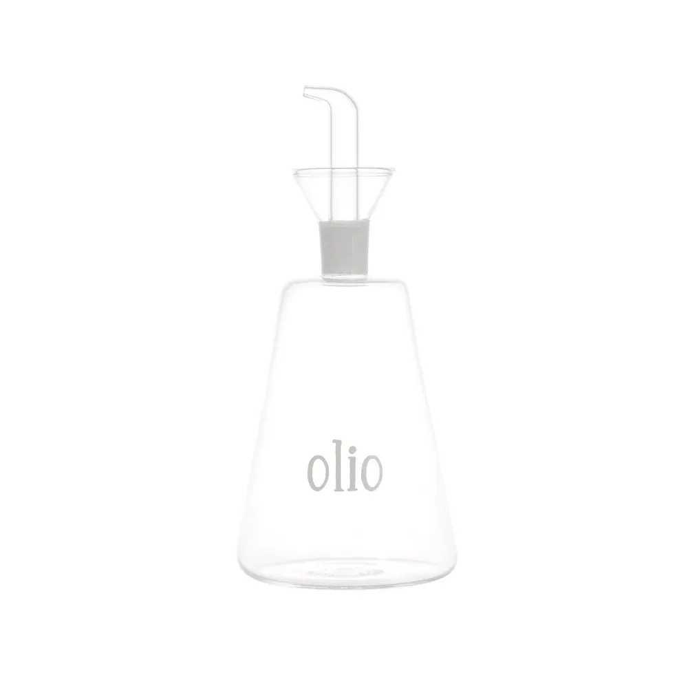 Oliera conica vetro borosilicato