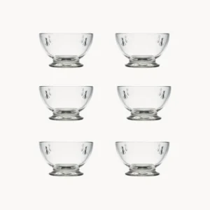 Set 6 bowl vetro Abeille
