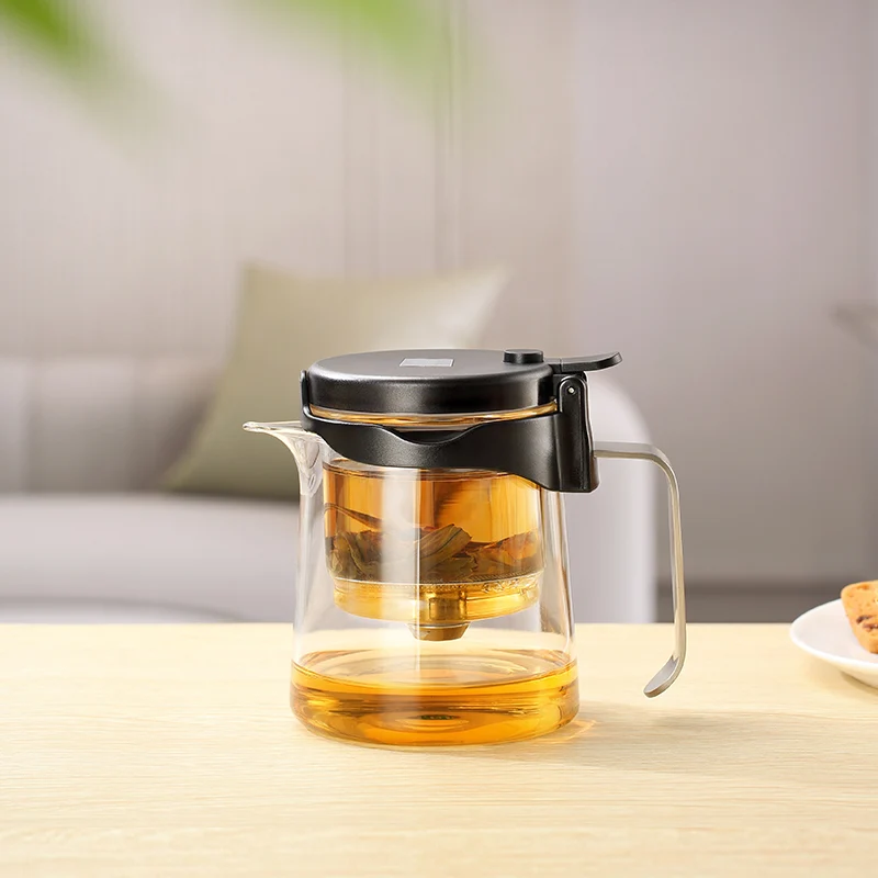 Tèiera vetro Bonston Easy Gongfu da 350ml con infusore vetro # 33212