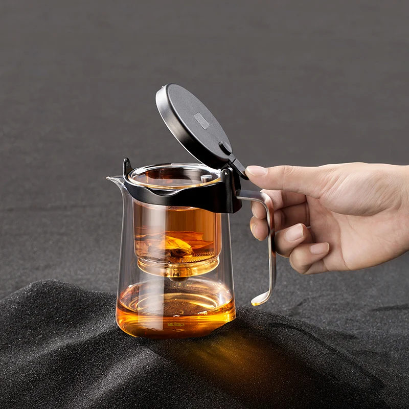 Tèiera vetro Bonston Easy Gongfu da 350ml con infusore vetro # 33212