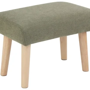 Fabric Footstool Green TAKOMA II