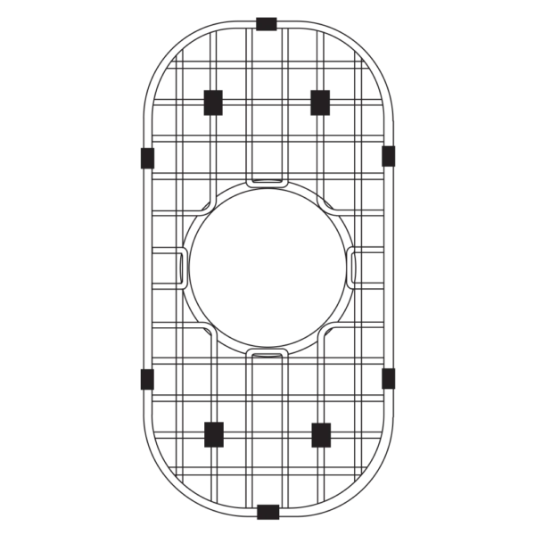Hamat - SWG-715 - 6 1/4" x 14 5/8" Wire Grate/Bottom Grid