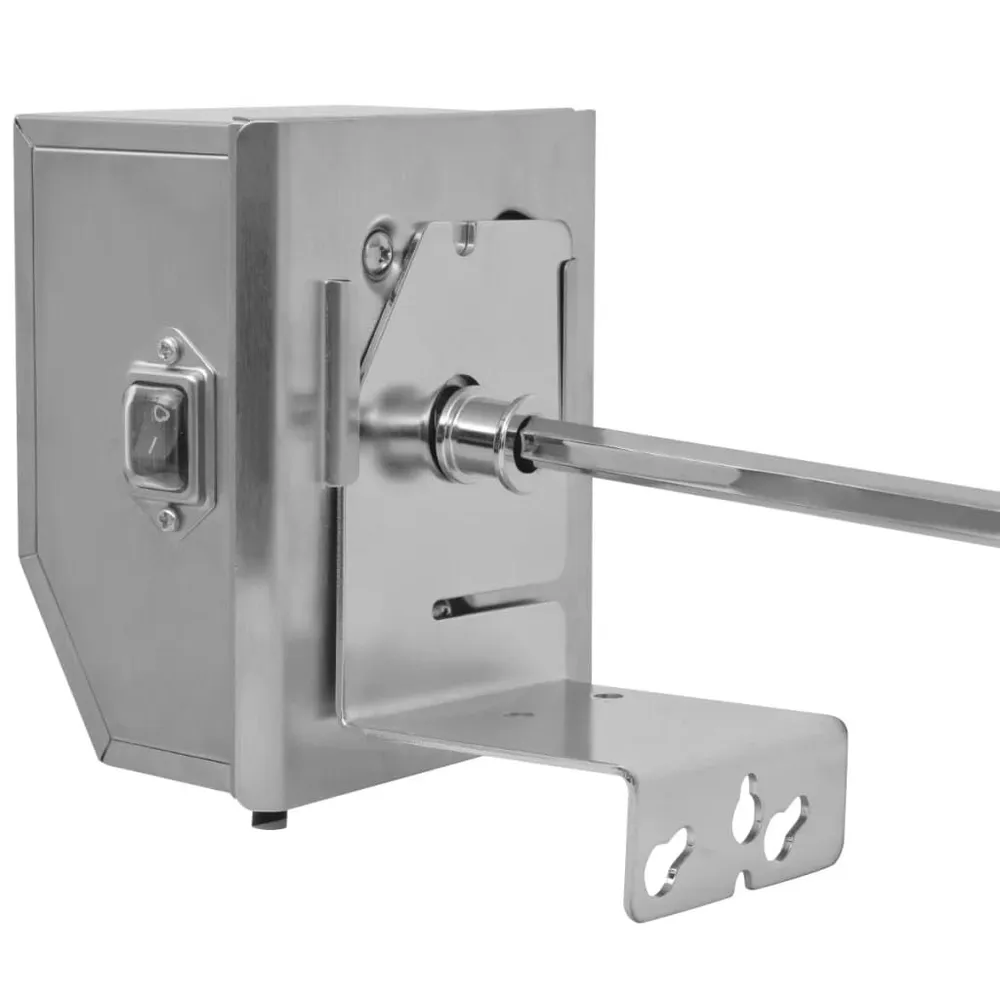 Spiedo professionale con motore acciaio 1200 mm