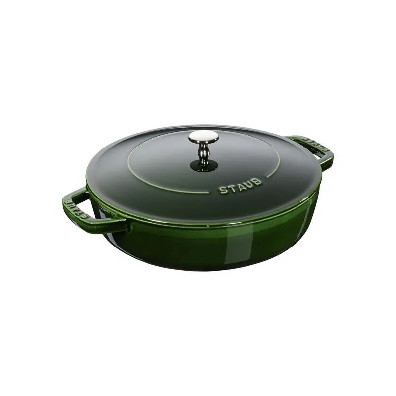 Tegame Chistera 24 cm Verde Basilico Ghisa
