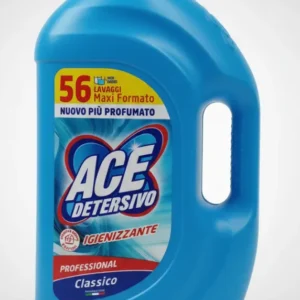 ACE Detersivo Igienizzante Professional Classico 56 Lavaggi | Maxi Formato 2,8 Litri | Tecnologia Multimacchia e Igiene Pr...