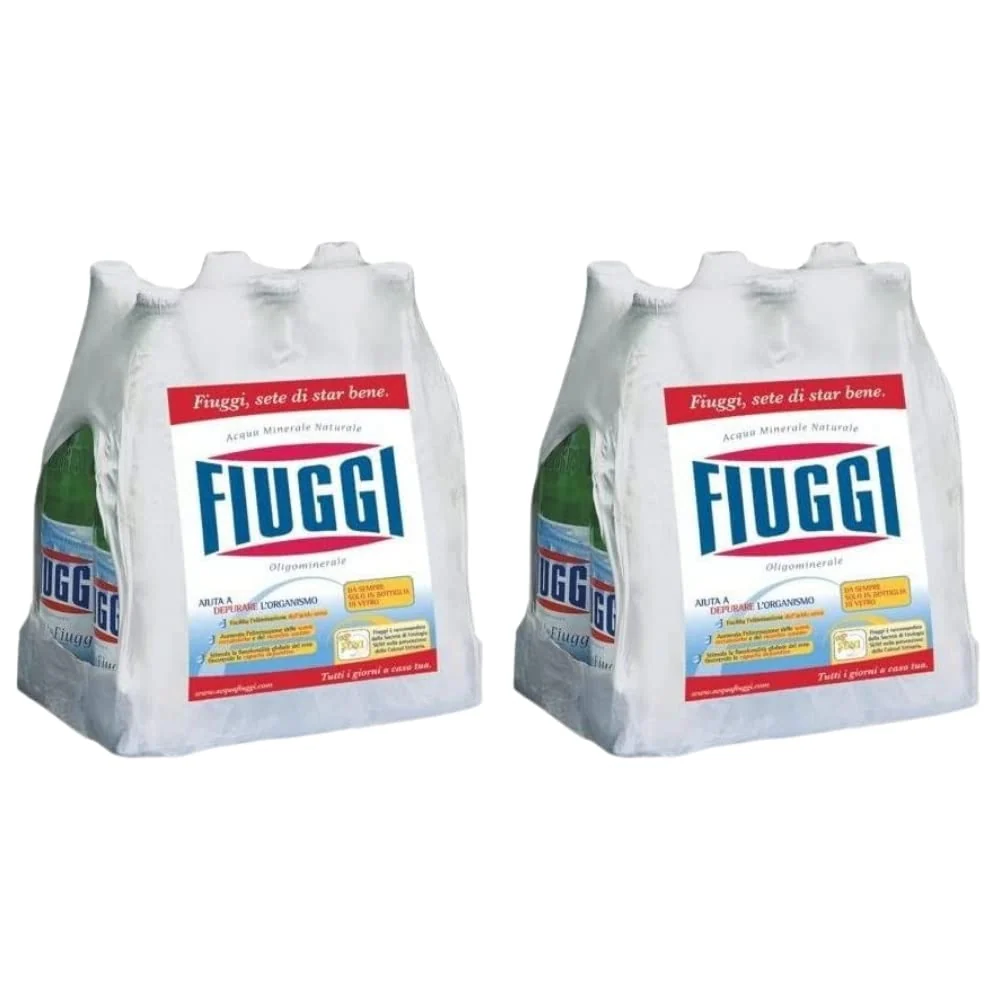 Acqua Fiuggi Naturale 12 Bottiglie Vetro Da 1 Litro
