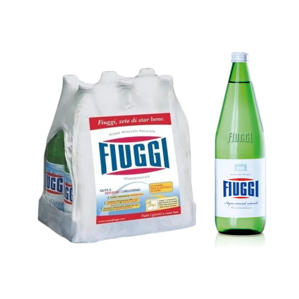 Acqua Fiuggi Naturale 12 Bottiglie Vetro Da 1 Litro