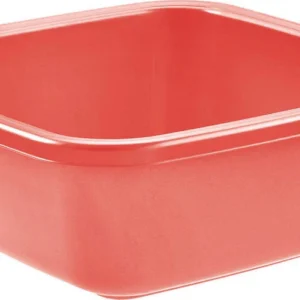 BACINELLA QUADRA 38 x 38 h.15 cm / 14 lt - azzurro Tontarelli