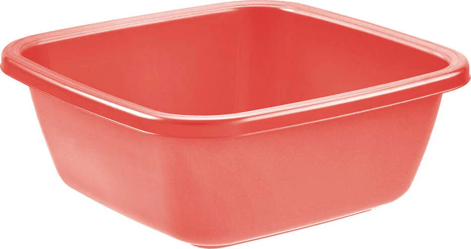 BACINELLA QUADRA 38 x 38 h.15 cm / 14 lt - azzurro Tontarelli