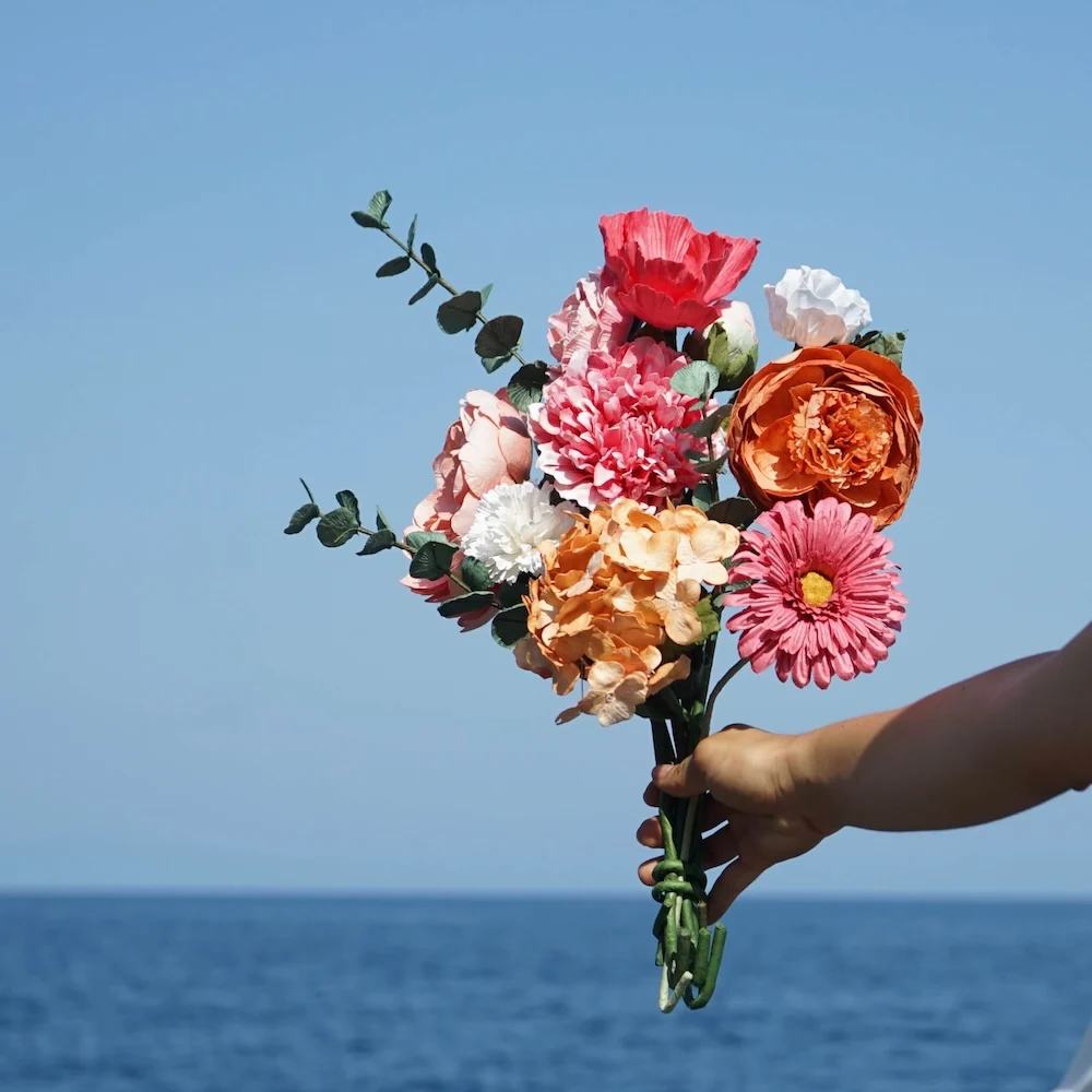 Bouquet di carta caravaggio