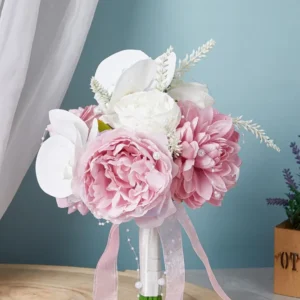 Bouquet da sposa fata rosa