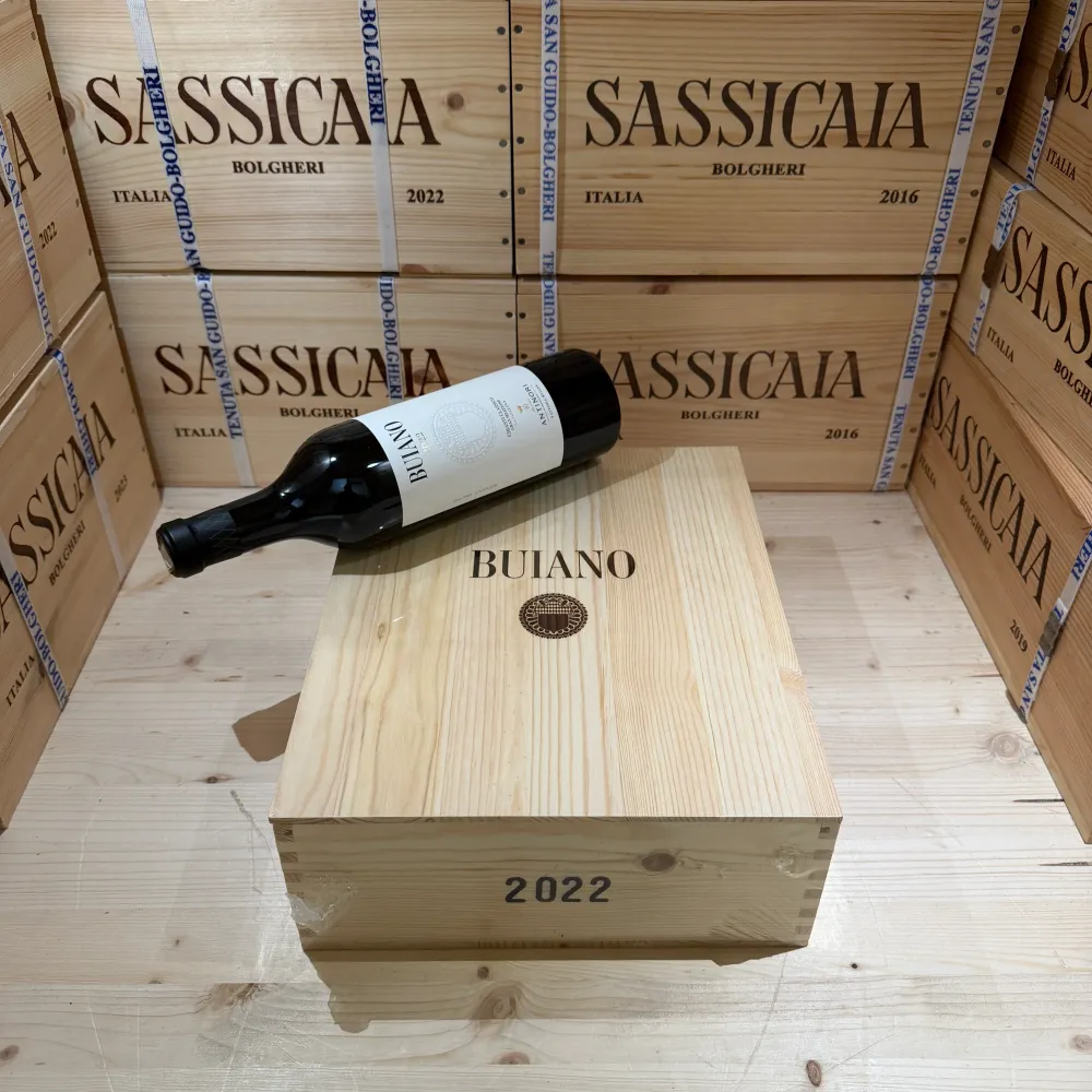 Buiano 2022 Chianti Classico Gran Selezione Castellina Marchesi Antinori - Cassa Legno 3 Bottiglie