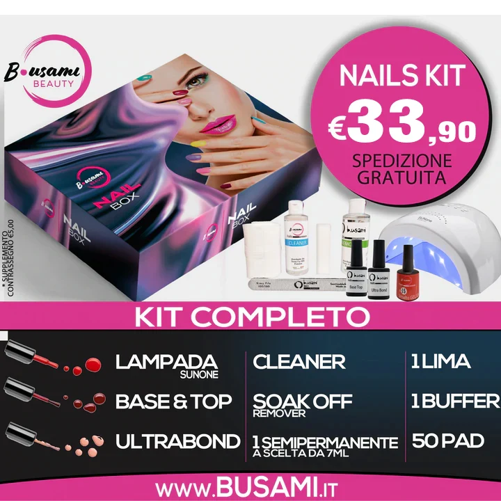 B.USAMI NAILS PROFESSIONAL - Kit semipermanente completo 1 colore scelta