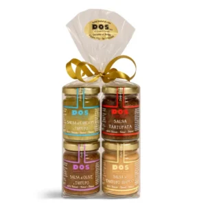 Confezione Gourmet 100% Naturale 80g - Tartufata, Carciofi e Tartufo, Olive e Tartufo, Tartufo bianco