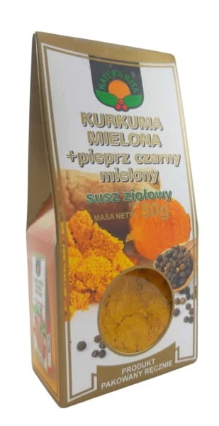 Curcuma macinata al pepe nero 50g NATURE WELCOME