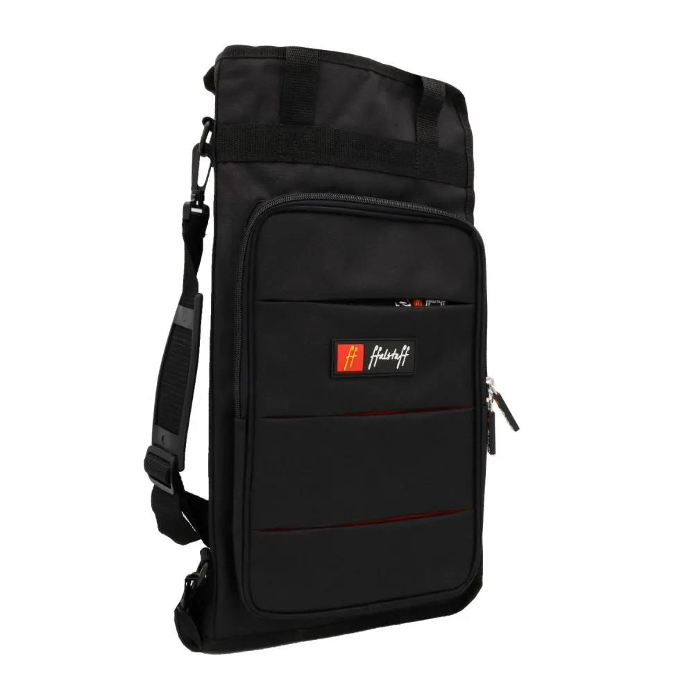 Custodia ffalstaff per Bacchette Batteria "Professional Line" con 2 Tasche Frontali, Imbottitura 20 mm