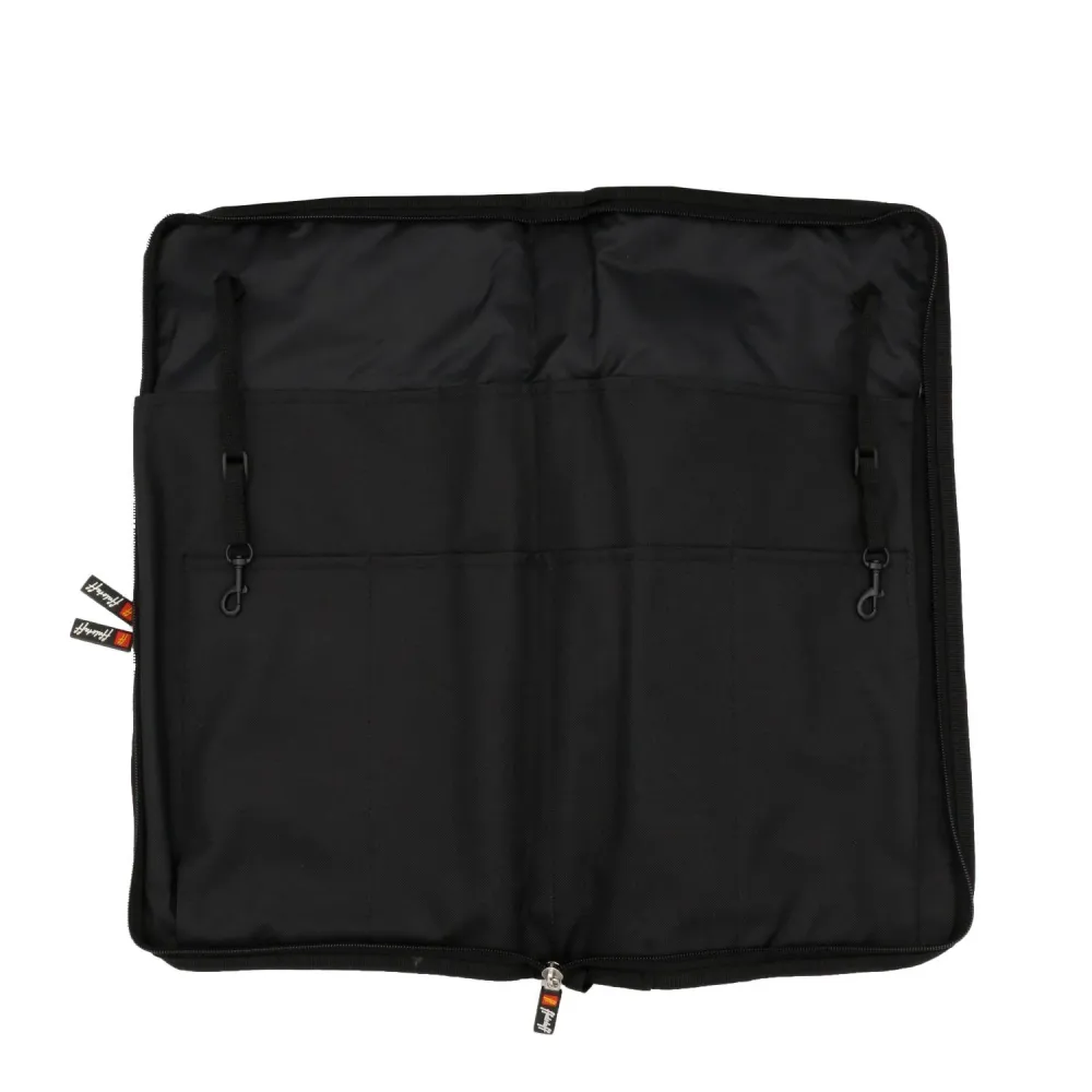 Custodia ffalstaff per Bacchette Batteria "Professional Line" con 2 Tasche Frontali, Imbottitura 20 mm
