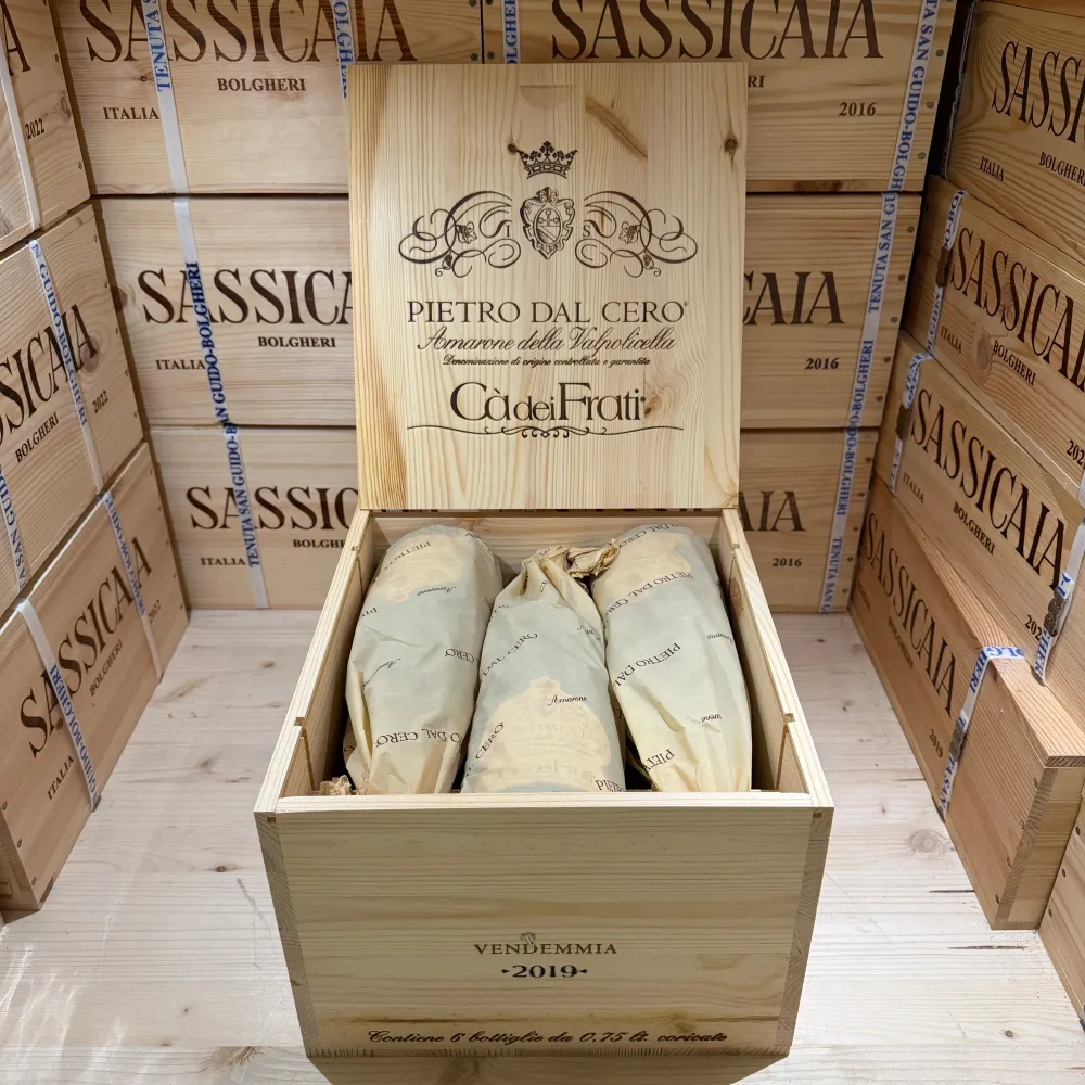 Ca dei Frati Pietro Dal Cero Amarone della Valpolicella DOCG 2019 - Cassa Legno 6 Bottiglie