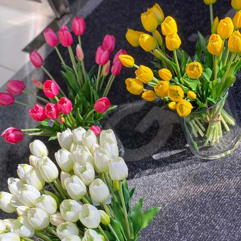 EDG Enzo de Gasperi Bouquet di tulipani Bianchi