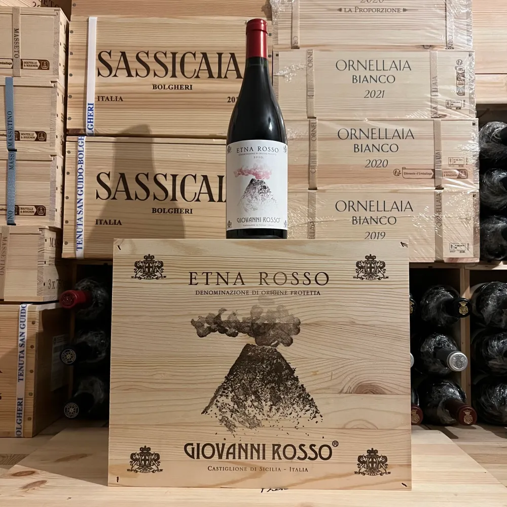 Etna Rosso 2020 Giovanni Rosso - Cassa Legno 6 Bottiglie