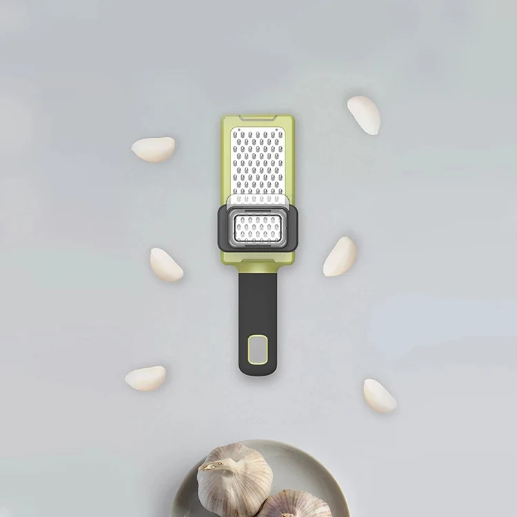 Grattugia aglio multifunzione acciaio inox 20 cm
