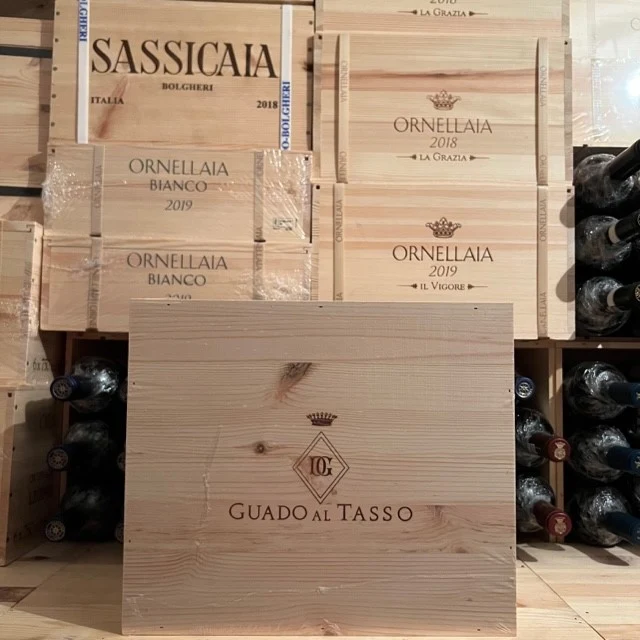 Guado Al Tasso 2019 Marchesi Antinori Cassa Legno 3 Bottiglie